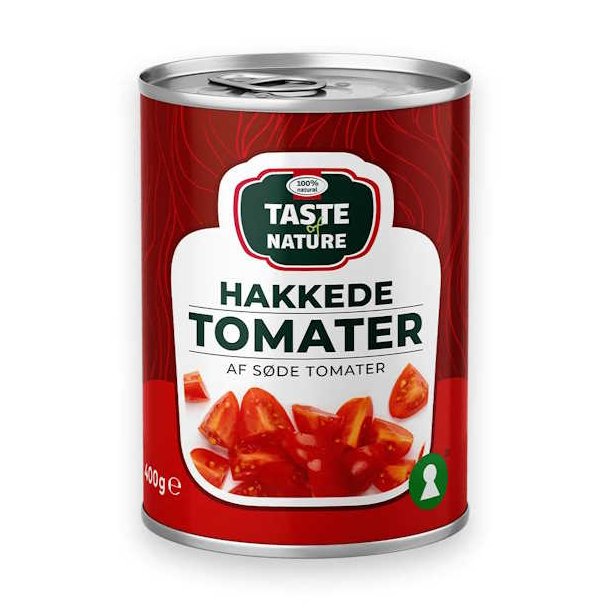 Taste of Nature Hakkede Tomater af Sde Tomater 400g