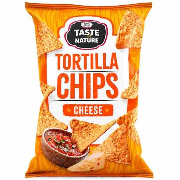 Taste of Nature Tortilla Chips Cheese 200g
