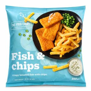 The Food Court Fish & Chips 350g