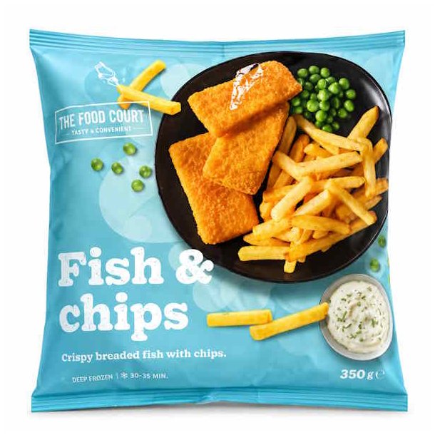The Food Court Fish &amp; Chips 350g