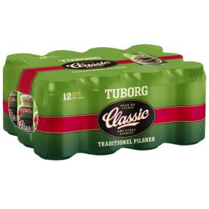 Tuborg Classic Shrink 12x0,33l + Pant