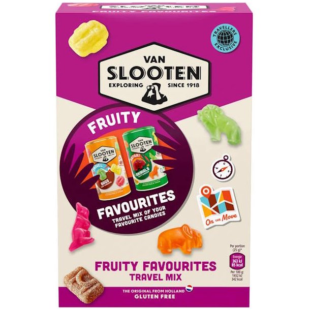 Van Slooten Fruity Favourites Travel Mix 900 g