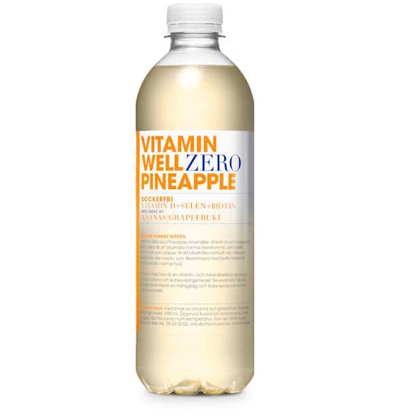 Vitamin Well Zero Pineapple 0,5l + Pant