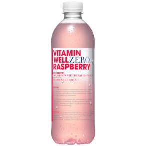 Vitamin Well Zero Raspberry 0,5l + Pant