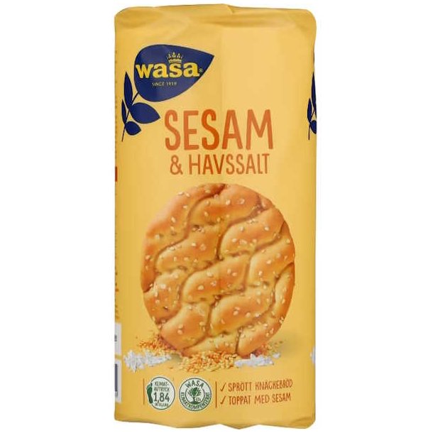 Wasa Runda Sesam &amp; Havsalt 290g