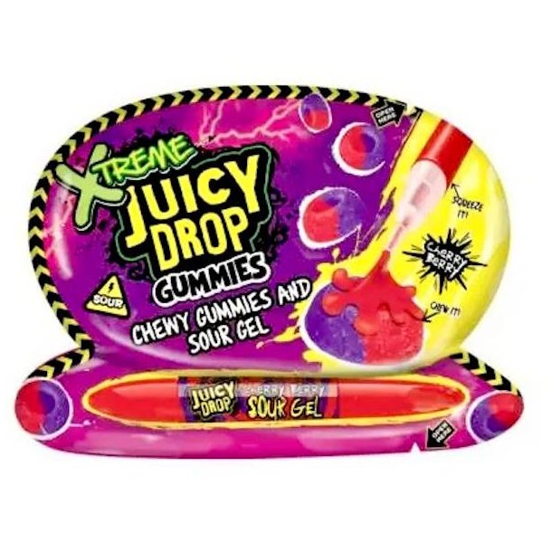 Xtreme Juice Drop Gummies Sour Gel Cherry Berry 57 g