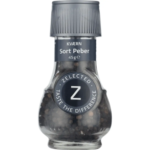 Zelected Krydderikv�rn Sort Peber 45g