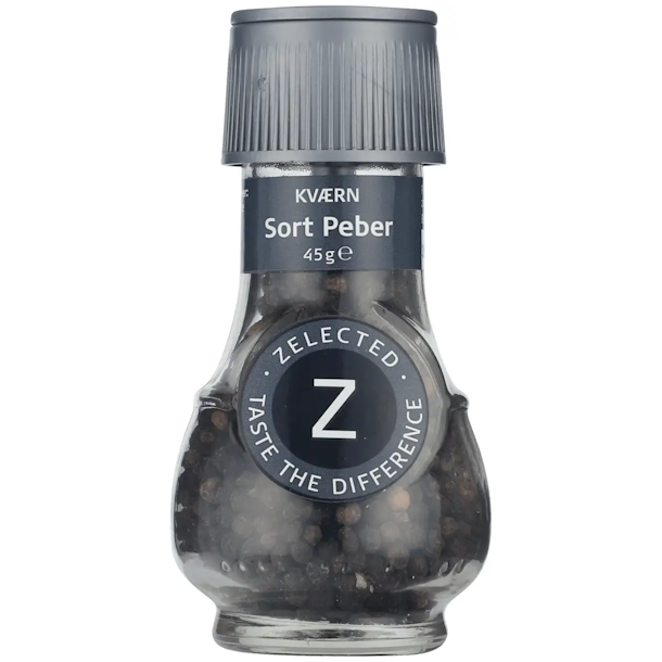 Zelected Krydderikv�rn Sort Peber 45g