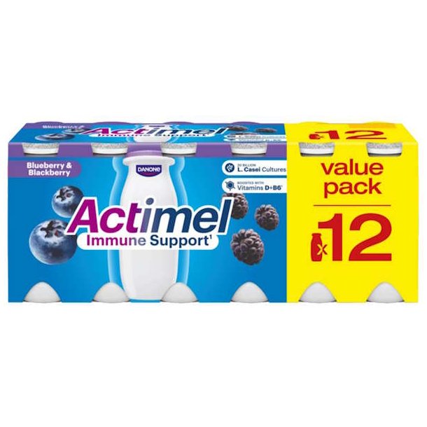 Actimel Bl�b�r &amp; Solb�r 12x100g