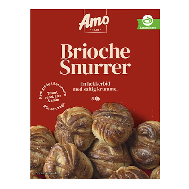 Amo Brioche Snurrer 500g
