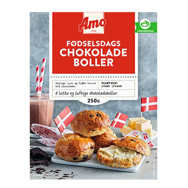 Amo F�dselsdags Chokoladeboller 250g