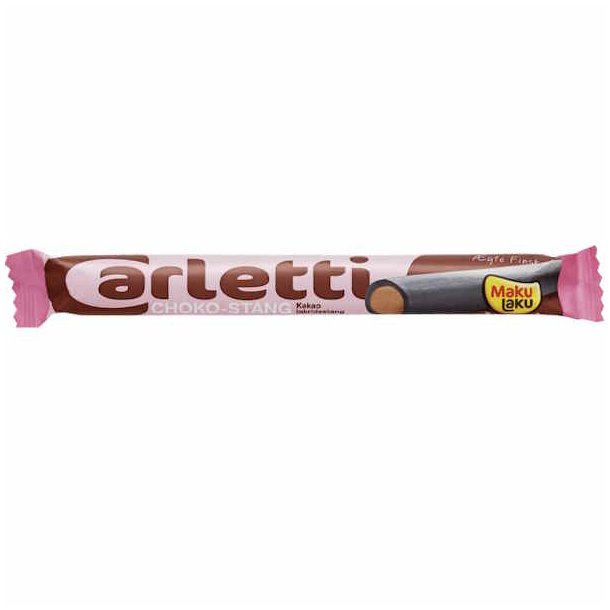 Carletti Choko Stang Kakao Lakridsstang 20x50 g - En hel kasse