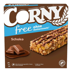 Corny Free Schoko 0% added Sugar 6x20 g