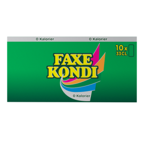 Faxe Kondi 0 Kalorier Sleek 10x0,33 L