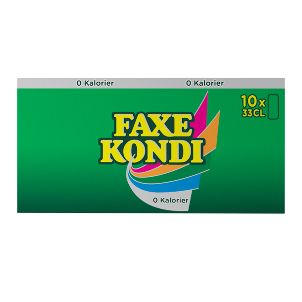 Faxe Kondi 0 Kalorier Sleek 10x0,33 L