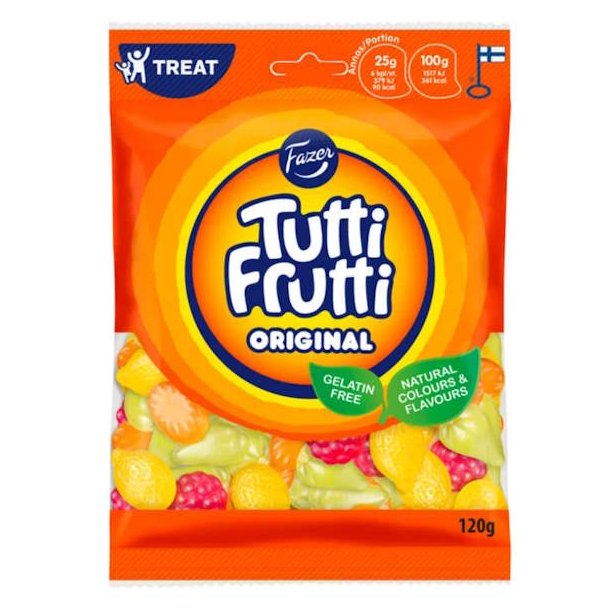 Fazer Tutti Frutti Original 120 g