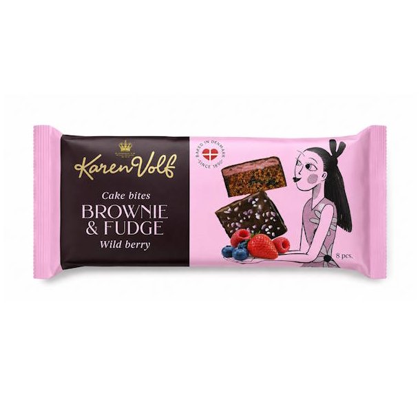 Karen Volf Brownie &amp; Fudge Wild Berry 160g