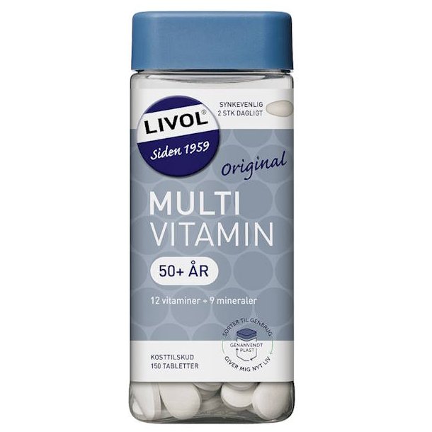 Livol Multivitamin 50+ 150 stk.
