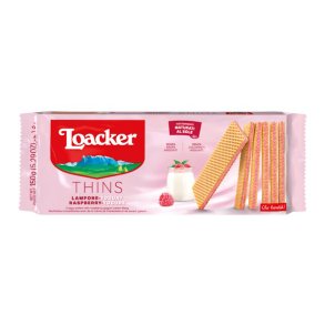 Loacker Thins Raspberry Youghurt 150g