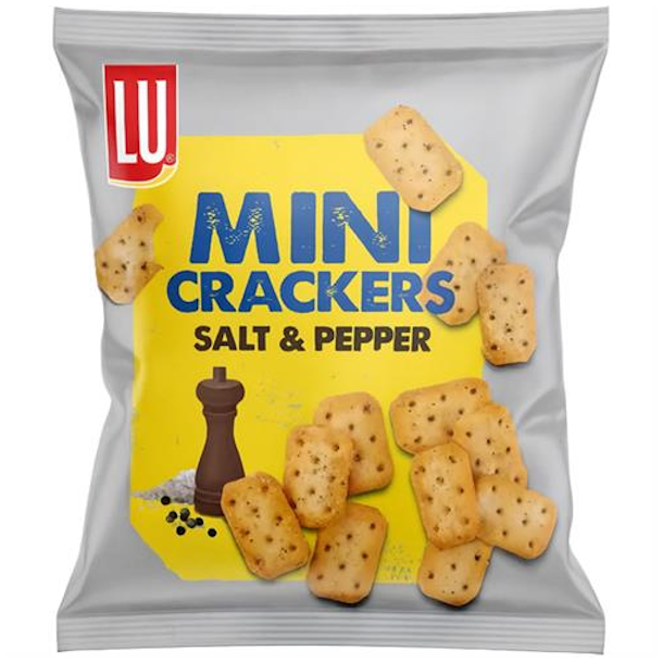 Lu Mini Crackers Salt &amp; Pepper 76,5g