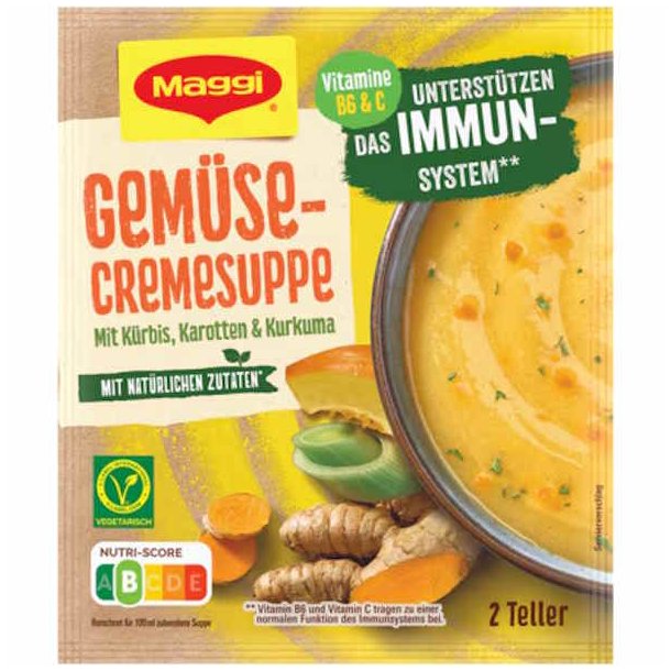 Maggi Grntsags Creme Suppe 2 portioner