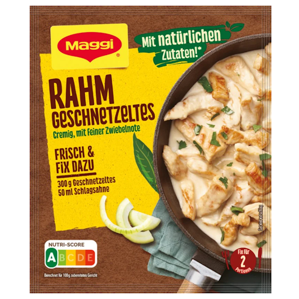 Maggi Fix Rahm Geschnetzeltes
