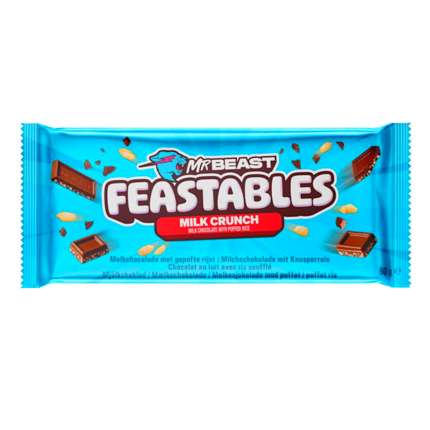MR. Beast Feastables Milk Crunch 60g