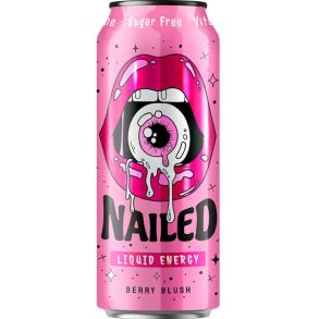 Nailed Energy Berry Blush Sukkerfri 0,5l + Pant