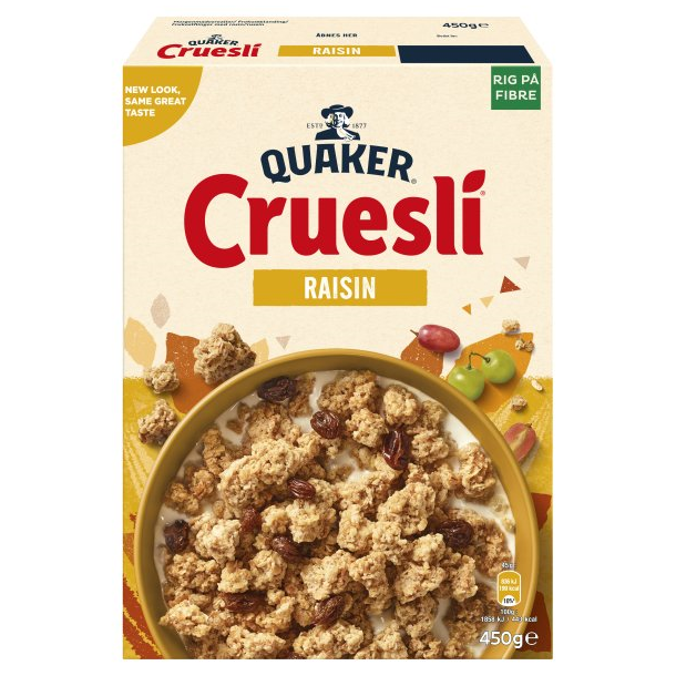 Quaker Cruesli Raisin 450g