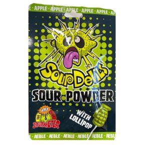 Sour Devils Sour Powder With Lollipop �ble 13,5g