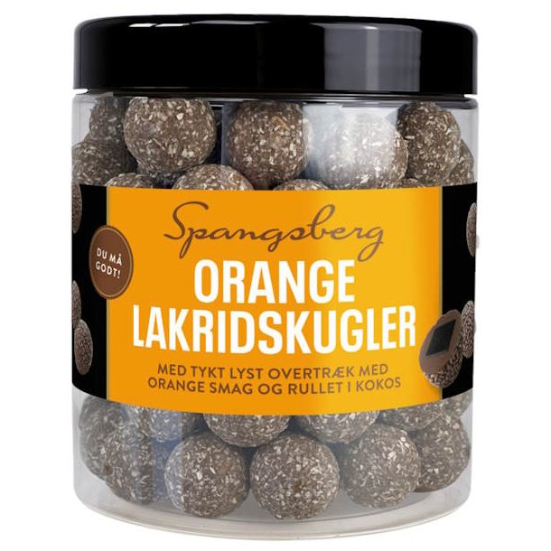 Spangsberg Orange Lakridskugler 450g