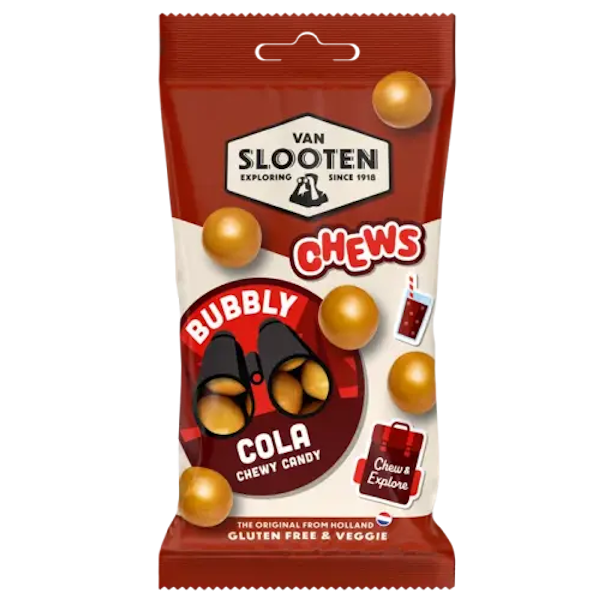Van Slooten Chews Bubbly Cola 60g