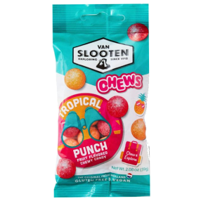 Van Slooten Chews Tropical Punch 60g