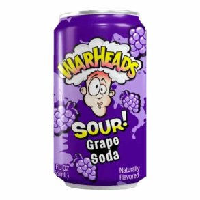 Warheads Sour Grape Soda 0,355l + Pant