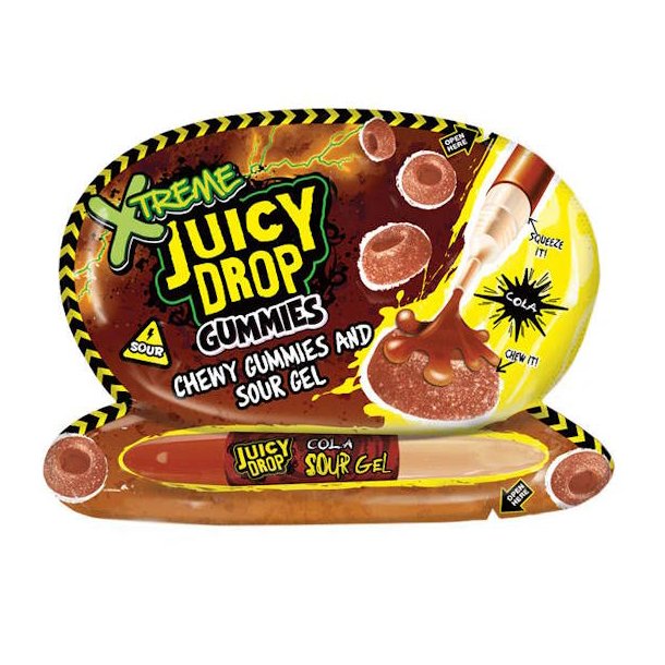 Xtreme Juice Drop Gummies Sour Gel Cola 57 g